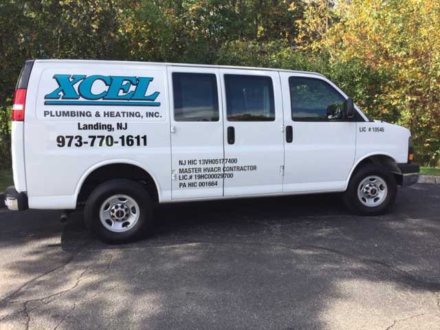Xcel Plumbing Service Van - Plumbing, Heating & Backflow Prevention Specialists